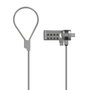 Aisens Cable de Seguridad con Cerradura de Combinación ASLK-D40N01-SL 1.5m Plata