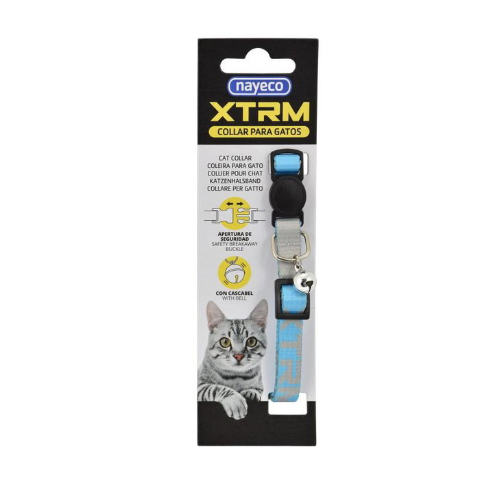 Nayeco Collar Gato X-TRM Neon Flash Azul 10mm x 22-33cm (Set de 3) Nayeco Collar Gato X-TRM Neon Flash Azul 10mm x 22-33cm (Set de 3)