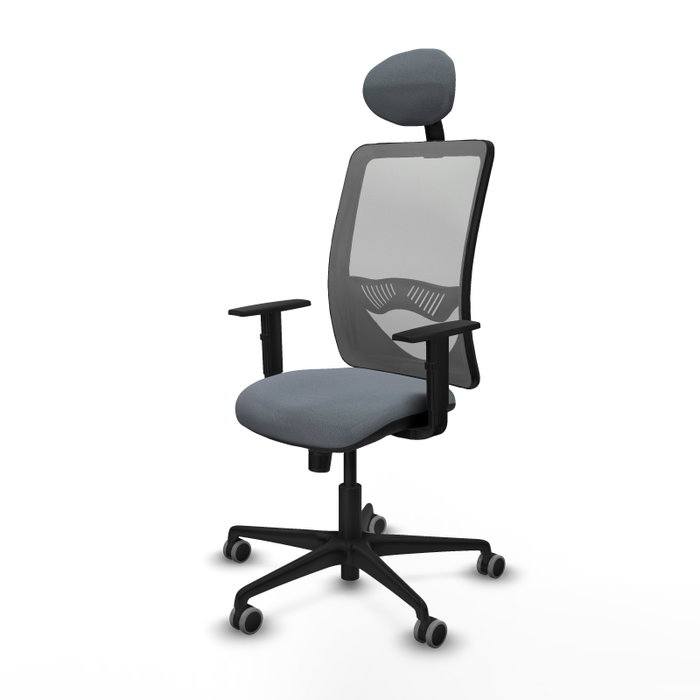 PIQUERAS Y CRESPO Silla de oficina Zulema Gris con mecanismo Sincro PIQUERAS Y CRESPO Silla de oficina Zulema Gris con mecanismo Sincro