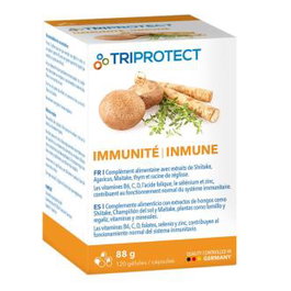 HAWLIK Inmune 120 cápsulas | Suplemento para el sistema inmunitario con vitamina C, zinc, setas (Shiitake, Maitake) | Apto para vegetarianos
