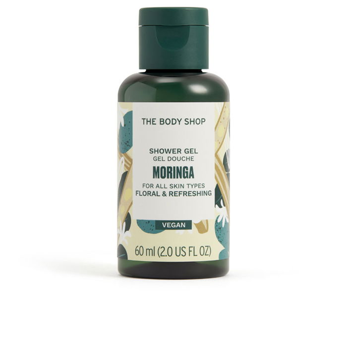 The Body Shop Gel de Ducha Moringa 60 ml, 92% Ingredientes Naturales, Aloe Vera y Aceite de Moringa, Vegano The Body Shop Gel de Ducha Moringa 60 ml, 92% Ingredientes Naturales, Aloe Vera y Aceite de Moringa, Vegano