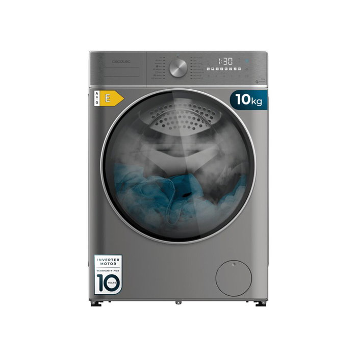 Cecotec Lavadora-Secadora 10680 Inverter 10/6 kg 1400 rpm Motor Inverter Plus Vapor Blanco