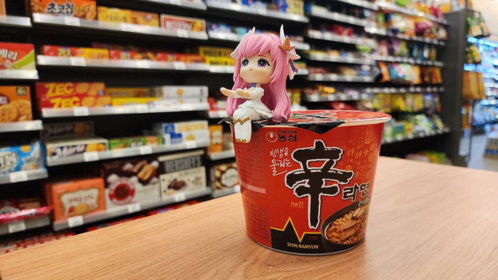 Goddess of Victory: Nikke Estatua PVC Cup Noodle Holder Dorothy 9 cm