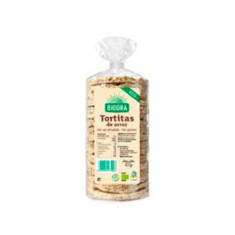 BIOGRA Tortitas de Arroz Sin Sal Bio Vegano 120Gr