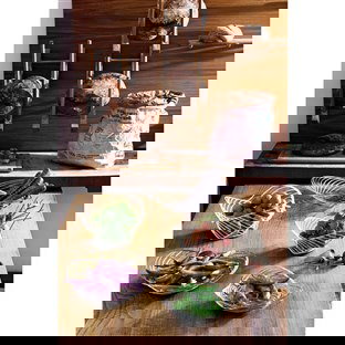 Alessi ACO03 TRINITY Cesto Frutero Frutero de Acero Inoxidable 18/10 Diseñado por Adam Cornish 33cm