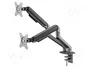 Gembird MA-DA2-05 Soporte de Doble Monitor de Escritorio Gris
