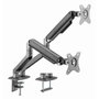 GEMBIRD MA-DA2-05 Soporte de Escritorio para Monitor Doble Gris hasta 32 pulgadas