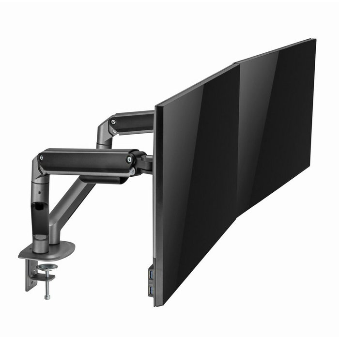GEMBIRD MA-DA2-05 Soporte de Escritorio para Monitor Doble Gris hasta 32 pulgadas GEMBIRD MA-DA2-05 Soporte de Escritorio para Monitor Doble Gris hasta 32 pulgadas