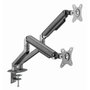 GEMBIRD MA-DA2-05 Soporte de Escritorio para Monitor Doble Gris hasta 32 pulgadas