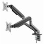GEMBIRD MA-DA2-05 Soporte de Escritorio para Monitor Doble Gris hasta 32 pulgadas