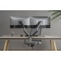 GEMBIRD MA-DA2-05 Soporte de Escritorio para Monitor Doble Gris hasta 32 pulgadas