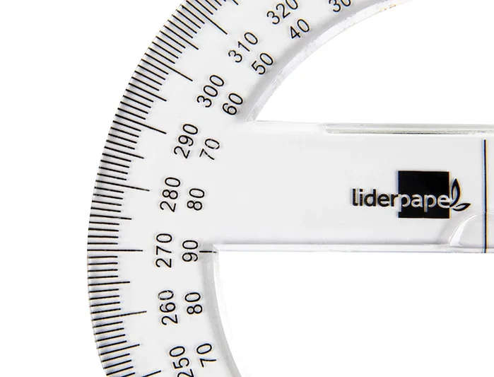 Liderpapel Círculo de plástico transparente 10 cm