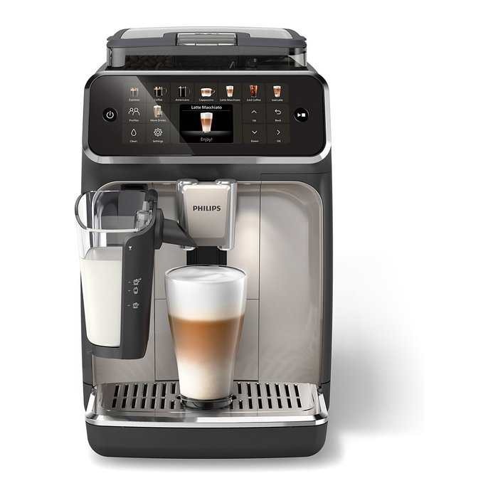 Philips EP5547/90 Series 5500 LatteGo Máquina de Café Espresso Totalmente Automática - 1.8L, Molinillo Integrado, 1500W, Gris