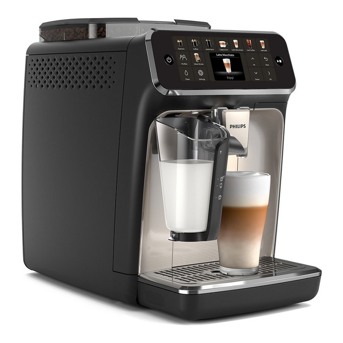 Philips EP5547/90 Series 5500 LatteGo Máquina de Café Espresso Totalmente Automática - 1.8L, Molinillo Integrado, 1500W, Gris