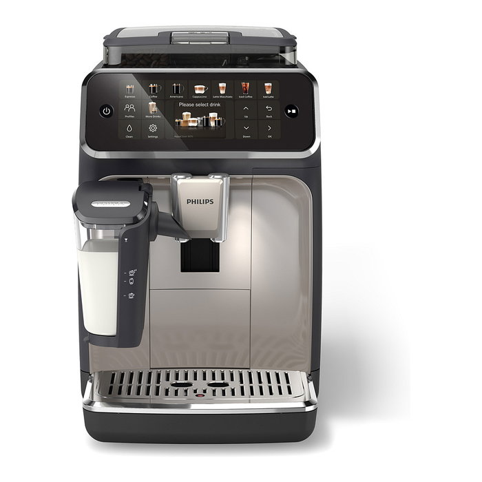 Philips EP5547/90 Series 5500 LatteGo Máquina de Café Espresso Totalmente Automática - 1.8L, Molinillo Integrado, 1500W, Gris