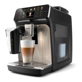 Philips EP5547/90 Cafetera Espresso Automática Serie 5500 LatteGo con Molinillo Integrado Cerámico, Espumador de Leche Incorporado, AquaClean, 15 Bar, 1.8L, Gris
