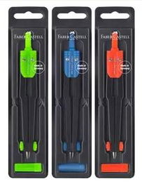 Faber Castell Compás Escolar Surtido 3 Colores