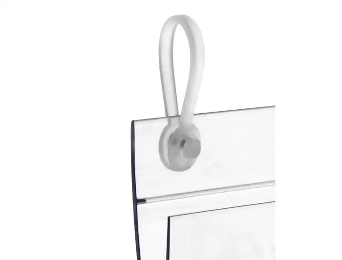 Q-Connect Soporte Portaprecios con Clip para Cesta Metálica, 2 Agujeros, Etiqueta 40x85 mm