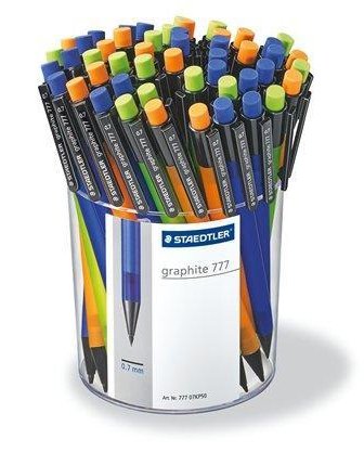 STAEDTLER Portaminas 777 Graphite 0,7 mm Expositor de 50 unidades STAEDTLER Portaminas 777 Graphite 0,7 mm Expositor de 50 unidades