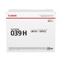 Canon Cartucho de Tóner 039H Negro XL