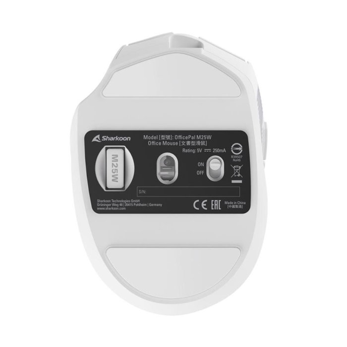 Sharkoon OfficePal M25W Blanco Sharkoon OfficePal M25W Blanco