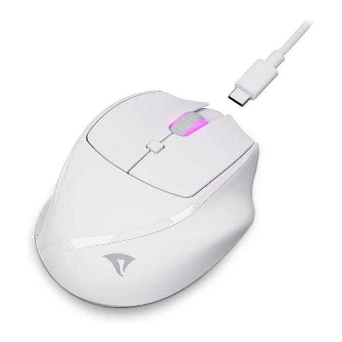 SHARKOON OfficePal M25W Ratón Óptico Inalámbrico Blanco