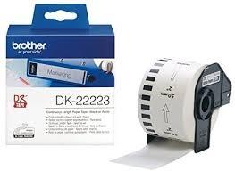 Brother DK-22223 Cinta Continua de Papel Térmico Blanco 50mm x 30,48m