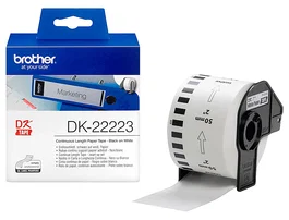 Brother DK-22223 Cinta Continua de Papel Térmico Blanco 50mm x 30,48m
