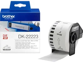 Brother DK-22223 Cinta Continua de Papel Térmico Blanco 50 mm x 30,48 m