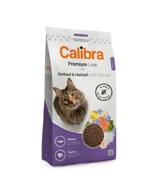 Calibra Premium Line Alimento Seco de Salmón para Gatos Adultos Esterilizados - 10 kg