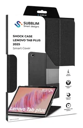 Subblim SUBBST-5SC150 Funda Folio Tablet 29,2 cm (11.5") para Lenovo Tab Plus 2025 - Negro - Protección 360° Shock-Absorption y Tapa SmartCover tri-pliegue
