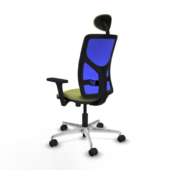 PIQUERAS Y CRESPO Silla de oficina Motilla con mecanismo Sincro, Verde oliva y Azul PIQUERAS Y CRESPO Silla de oficina Motilla con mecanismo Sincro, Verde oliva y Azul