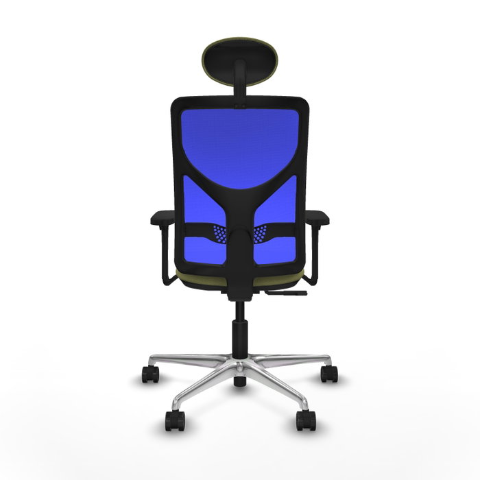 PIQUERAS Y CRESPO Silla de oficina Motilla con mecanismo Sincro, Verde oliva y Azul PIQUERAS Y CRESPO Silla de oficina Motilla con mecanismo Sincro, Verde oliva y Azul
