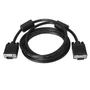 Aisens Cable SVGA con Ferrita HDB15 Macho a HDB15 Macho, 3m, Negro