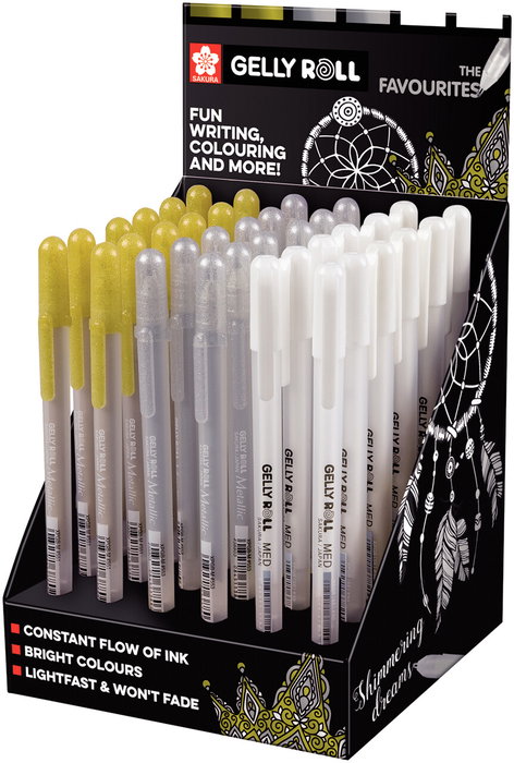 Sakura Expositor Gsw con 36 bolígrafos de gel Sakura Expositor Gsw con 36 bolígrafos de gel