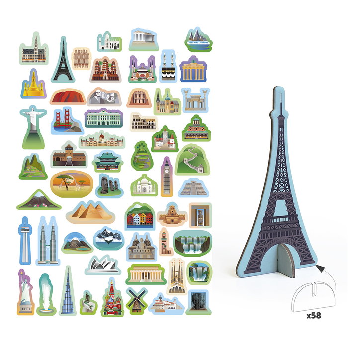 APLI KIDS PUZZLE MONUMENTOS DEL MUNDO 20632 APLI APLI KIDS PUZZLE MONUMENTOS DEL MUNDO 20632 APLI