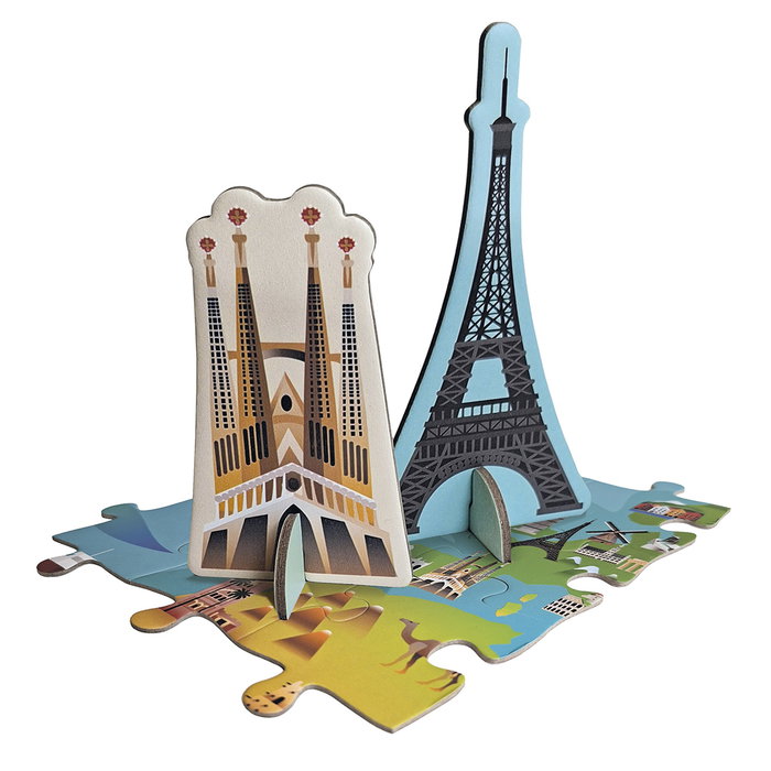 APLI KIDS PUZZLE MONUMENTOS DEL MUNDO 20632 APLI APLI KIDS PUZZLE MONUMENTOS DEL MUNDO 20632 APLI