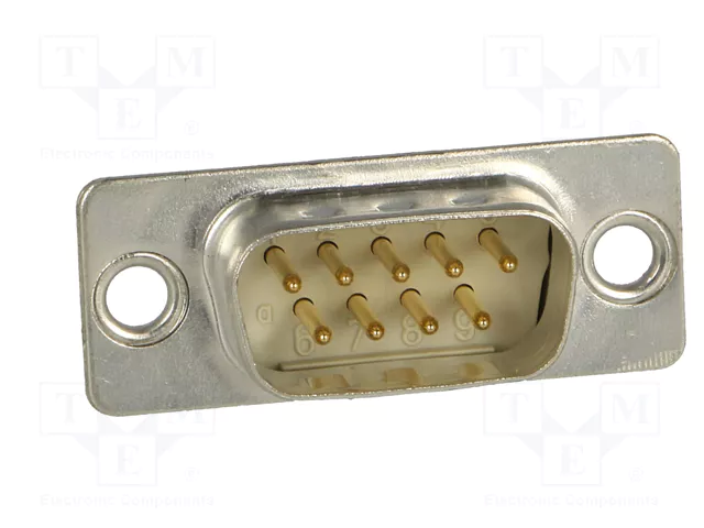 HARTING Conector D-Sub Macho de 9 Pines para Transferencia de Datos