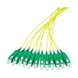 EFB Faserpigtail SC/APC OS2 G652D Amarillo y Verde 2m