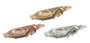 DKD Home Decor Soporte Incienso Indio Aluminio Dorado Plateado Cobrizo 12 Unidades 7.5 x 3 x 13.5 cm