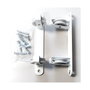 Tendedero de pared basic con 2 poleas blanco 25 x 5 x 5 cm