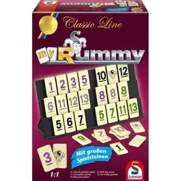 Schmidt Spiele MyRummy - Juego de Mesa para 2-4 Jugadores, Desde 8 Años, Duración Aprox. 30 Minutos