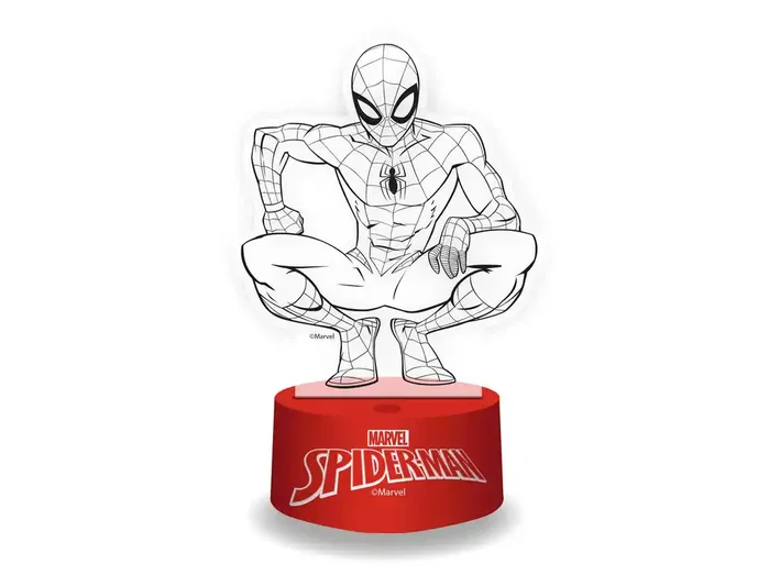 Wondee Lámpara Decorativa 3D Marvel Spiderman RGB con Mando Wondee Lámpara Decorativa 3D Marvel Spiderman RGB con Mando