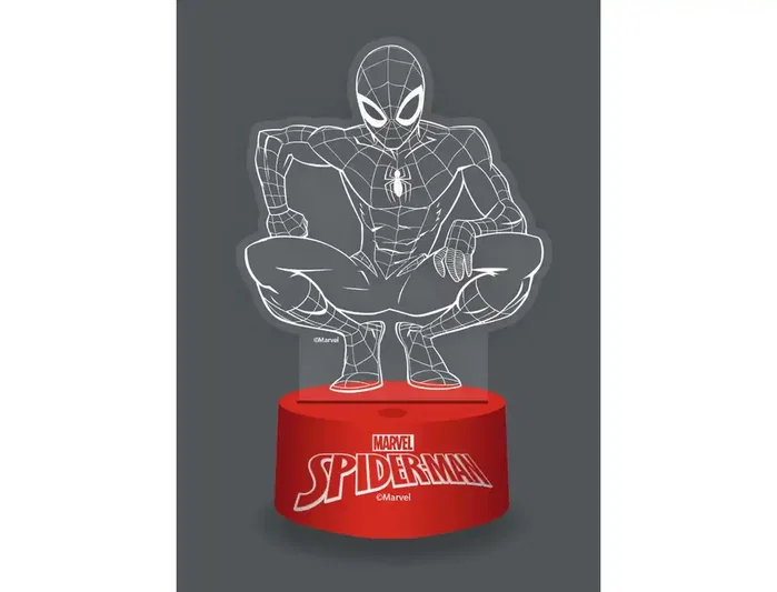 Wondee Lámpara Decorativa 3D Marvel Spiderman RGB con Mando Wondee Lámpara Decorativa 3D Marvel Spiderman RGB con Mando