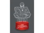 Wondee Lámpara Decorativa 3D Marvel Spiderman RGB con Mando