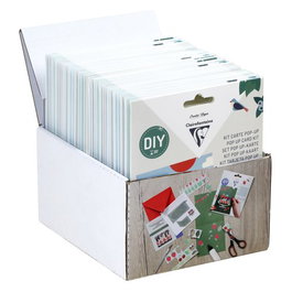 Set Tarjeta Clairefontaine Pop Art (Sobre 140X140 Y Tarjeta Doble 135X135) Expositor De 30