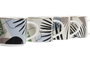 DKD Home Decor Taza Tropical Multicolor Porcelana 350ml (12 Unidades) 14 x 9.5 x 9 cm