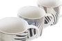 DKD Home Decor Taza Tropical Multicolor Porcelana 350ml (12 Unidades) 14 x 9.5 x 9 cm