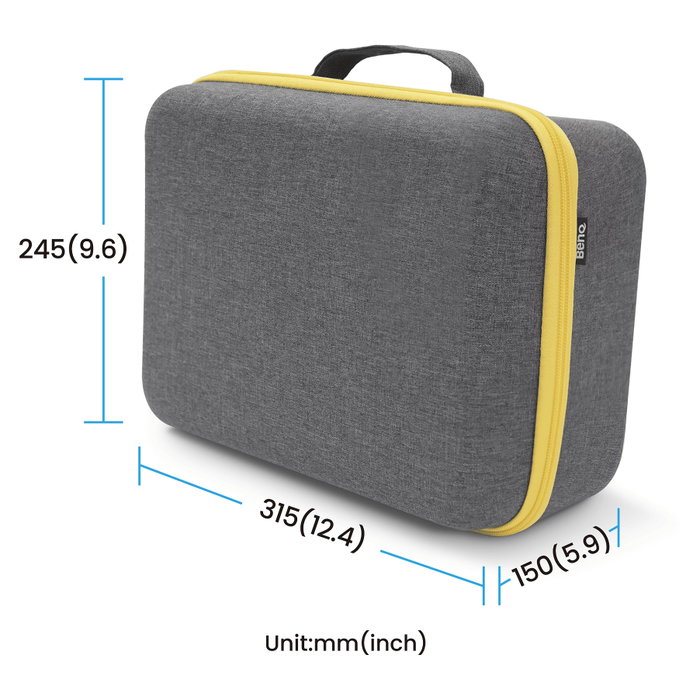 BenQ Bolsa de Transporte Gris y Amarillo para GV31 y GV50