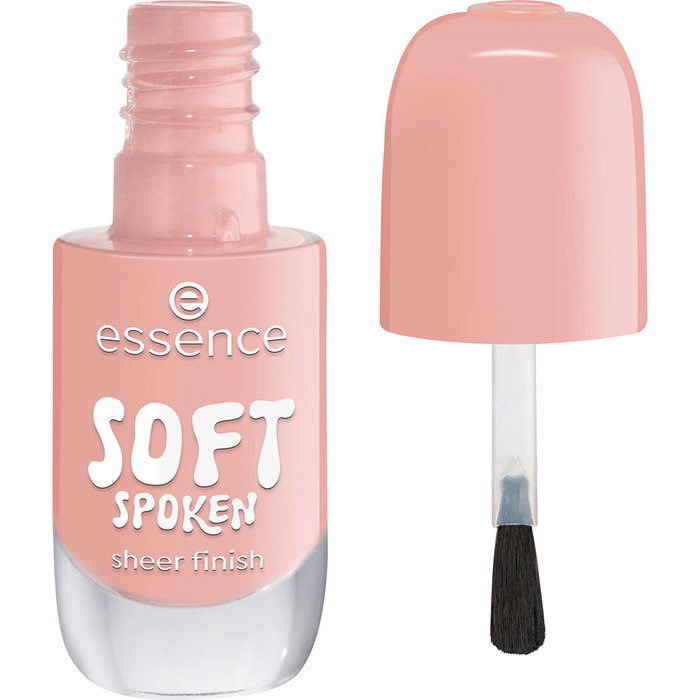 Essence Esmalte de Uñas Gel Nail Polish #09-Soft Spoken 8 ml, Color Duradero con Brillo Tipo Gel, Sin Necesidad de Lámpara UV